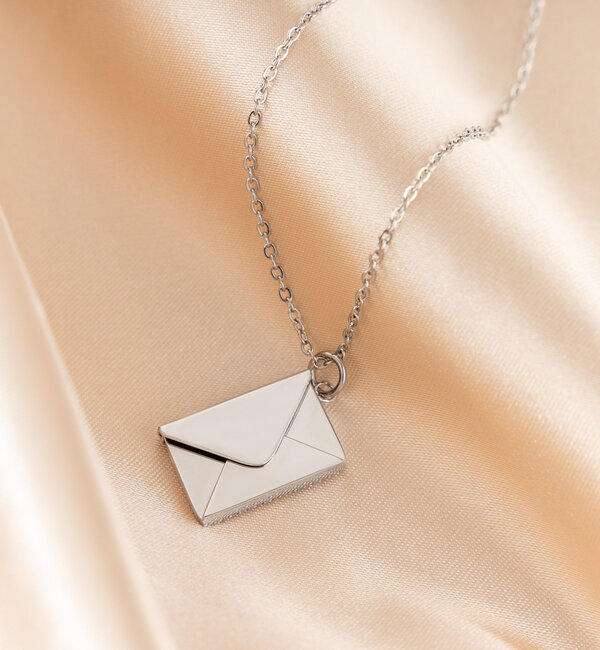 KAYA sieraden Necklace with Engraving 'Letter' | Stainless steel - Copy