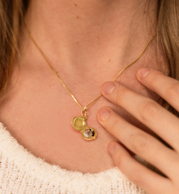 KAYA sieraden Medaillon Ketting 'Rond'