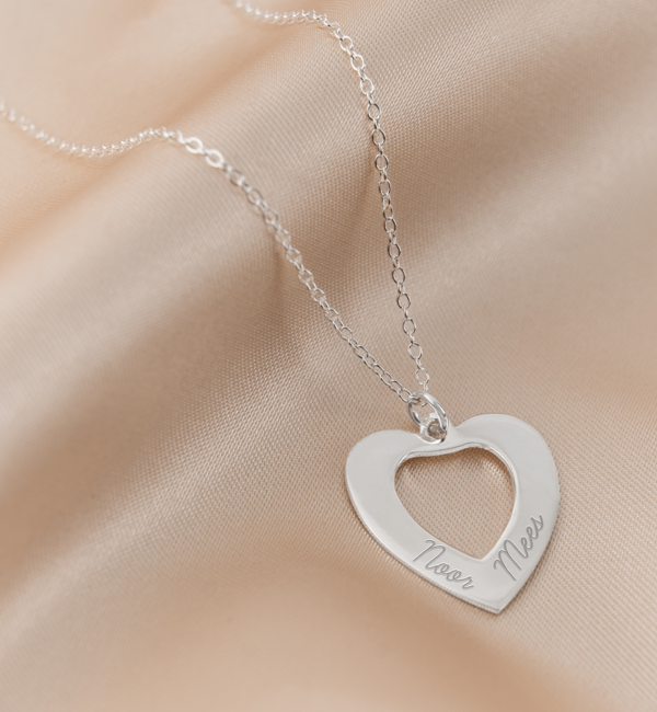 KAYA sieraden Necklace ‘In My Heart’ with engraving