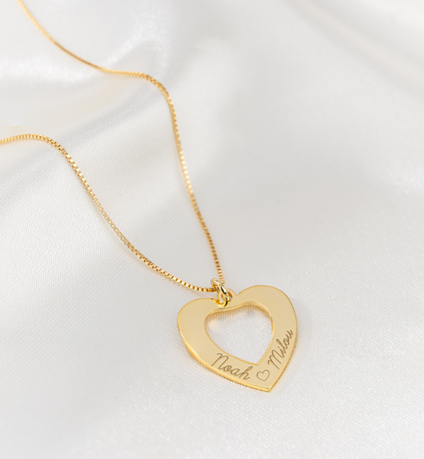KAYA sieraden Necklace ‘In My Heart’ with engraving
