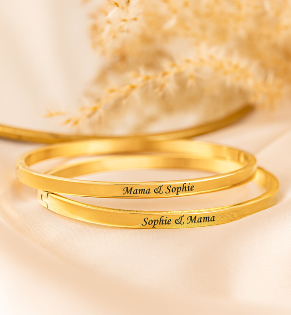 KAYA sieraden Engravable Mother & Daughter Bracelets 'Classic'