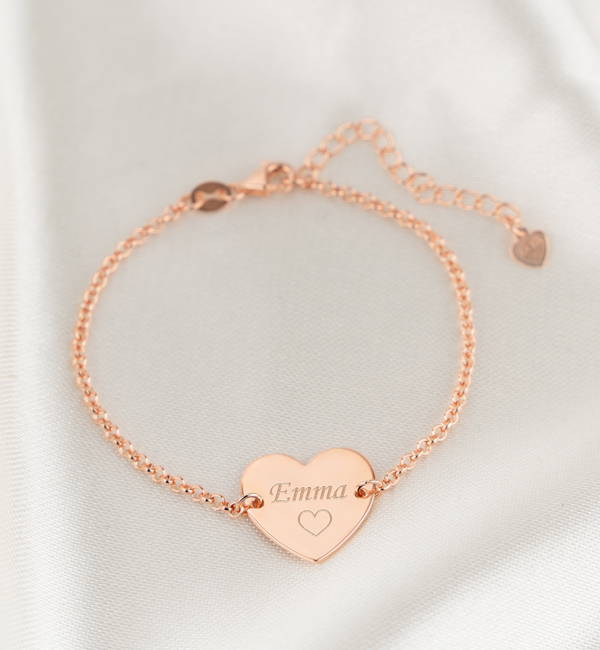 KAYA sieraden Personalized Children’s Bracelet ‘Sweetheart’ | Rose