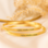 KAYA sieraden Slave bracelet 'Classic' Gold Coloured