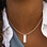 KAYA sieraden Necklace Medium Bar | With extra charm