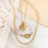 KAYA sieraden 3 Necklaces Pink Pearls | Stainless steel