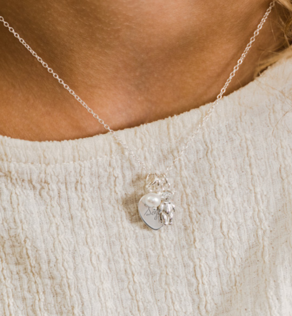 KAYA sieraden Children’s necklace with name ‘Teddy’