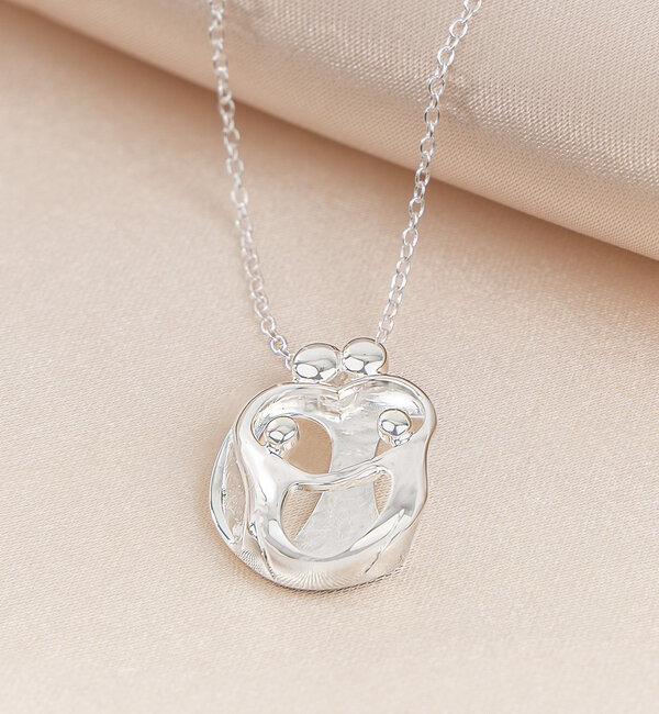 KAYA sieraden Necklace ‘We Are Family’ – Parents & 2 Kids