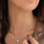 Gegraveerde sieraden Horizontal bar necklace with fingerprints