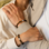 KAYA sieraden Armbanden Set Vader en Zoon I Tijgeroog