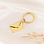 KAYA sieraden Graduation Keychain ‘Letter’ with Name Engraving