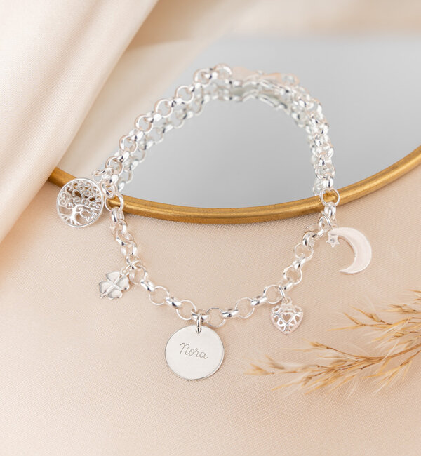 KAYA sieraden Charm bracelet 'Jasseron' I compose myself