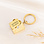 KAYA sieraden Graduation Keychain ‘Letter’ with Name Engraving