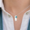 KAYA sieraden Necklace ‘Bar & Birthstone’
