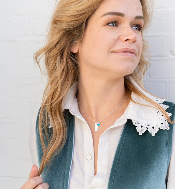 KAYA sieraden Necklace ‘Bar & Birthstone’