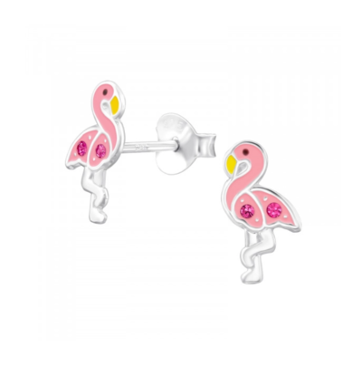KAYA sieraden Children's earrings 'Glitter Flamingo' - Copy