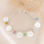 KAYA sieraden Bedelarmband met 5 Naambedels en Geboortestenen