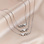 KAYA sieraden Sisters necklace set 'Hearts' | Stainless Steel