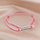 KAYA sieraden SOS Children's Bracelet with Phone Number | Pink | Stainless Steel