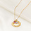 KAYA sieraden Necklace ‘Circle of Life’ with 2 birthstones