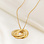 KAYA sieraden Necklace with Name 'Intertwined'