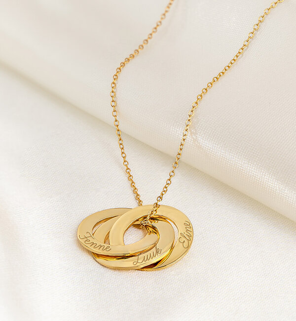 KAYA sieraden Necklace with Name 'Intertwined'