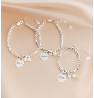 KAYA sieraden Drie Generatie Armbanden 'Cute Balls'