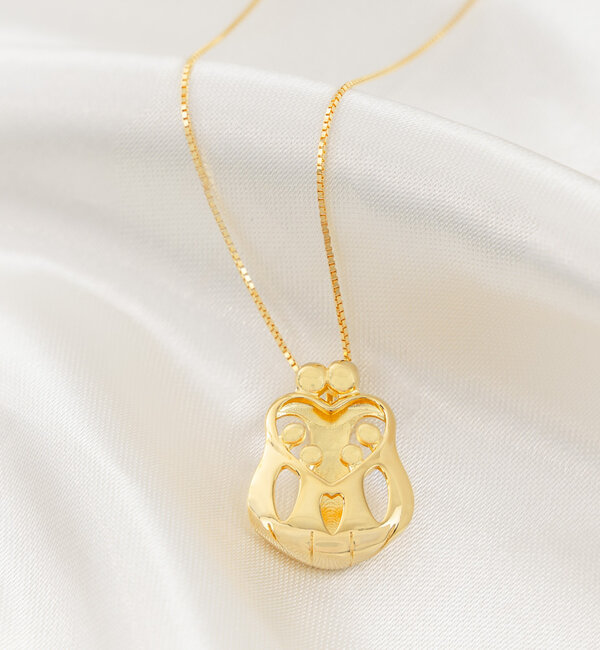 KAYA sieraden Necklace ‘We Are Family’ – Parents & 4 Kids