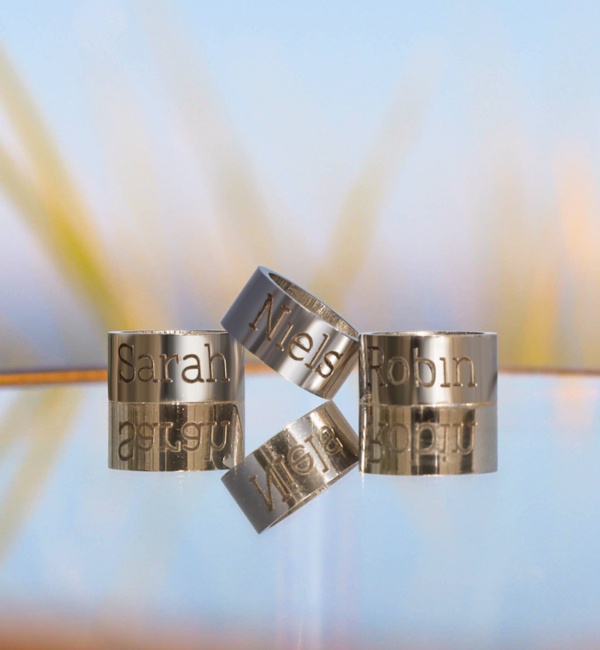 KAYA sieraden Leren Jongens Armband met Naam