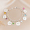 KAYA sieraden charm bracelet including 4 name charms and birthstones