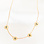 KAYA sieraden Necklace ‘4 Little Discs’ with initials