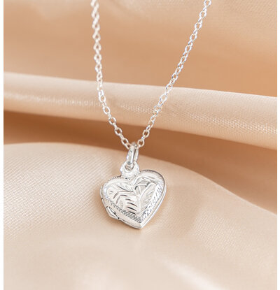KAYA sieraden Kinderketting Medaillon 'Vintage Hartje'