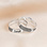 Gegraveerde sieraden Ring with Fingerprint and Name