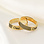 Gegraveerde sieraden Ring with Fingerprint and Name