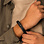 KAYA sieraden Heren Armband  Leer Met Gravure 'Harmony'