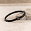 KAYA sieraden Leren Jongensarmband met Initialen