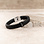 Sieraden Boys bracelet with name Leather ´Rock My World´ | Black