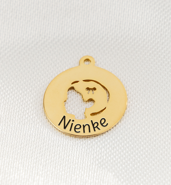 KAYA sieraden Engraving charm ‘Child’s Head’