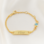 KAYA sieraden Personalized Baby Bracelet 'Classic Bar' with Birthstone