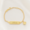 KAYA sieraden Baby bracelet 'Classic Bar' with heart charm