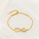 KAYA sieraden Baby bracelet 'Infinity Crystal'