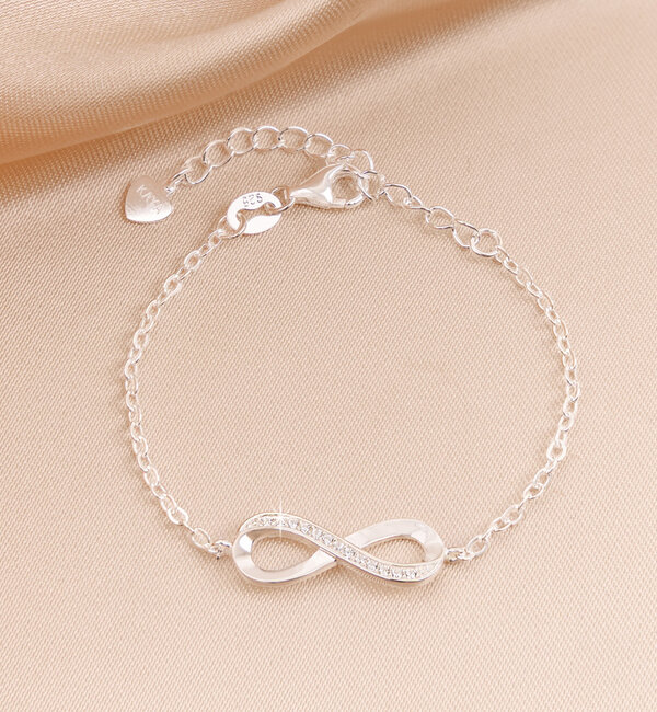 KAYA sieraden Baby bracelet 'Infinity Crystal'