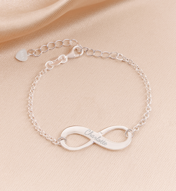 KAYA sieraden Bracelet 'Infinity' with Engraving - Copy