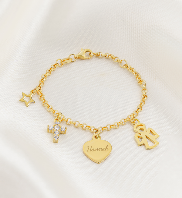 KAYA sieraden Baby bracelet 'Jasseron Fine' - Baptism