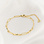 KAYA sieraden Gepersonaliseerde 3 Namen Armband 'Paperclip'