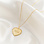 KAYA sieraden Ketting met Naam ´Vintage Heart´
