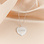 KAYA sieraden Ketting met Naam ´Vintage Heart´