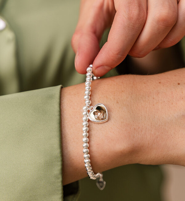 Gegraveerde sieraden Bracelet with Photo 'Cute Balls'