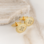 KAYA sieraden Stainless Steel Cufflinks 'Round Portrait' with Engraving