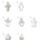KAYA sieraden Bedelarmband Doop  I Stel zelf samen