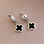 KAYA sieraden Earrings Hearts | Stainless Steel - Black